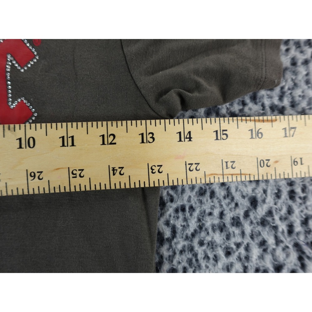 Kids AC DC T Shirt Short Sleeve Gray‎ XXS Fitted Longline Cotton - Picture 3 of 7